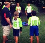 Young players thrill in touch rugby opener