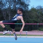 Secondary school athletes prepare for track and field meet