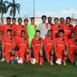 U-17 boys national team training for World Cup playoffs