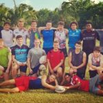 U-19 men’s rugby team at regional championships