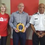 Cayman Heart Fund donates AEDs to police
