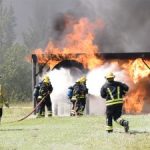 Firefighters train for aviation emergencies