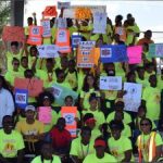 Students march for drug and cancer awareness
