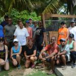 Leadership Cayman volunteers help out Maple House