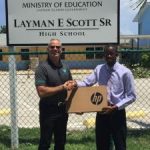 Cayman Brac student wins laptop