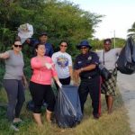 West Bay police and community clean district