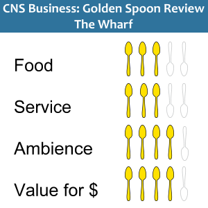 Golden Spoons Review for The Wharf