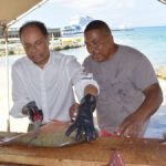 Governor takes in Grand Cayman sights