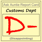 Customs gets ‘D’ for ‘disappointing’