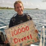 Dive instructor logs 10,000th dive