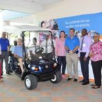 Golf cart donated to transport patients