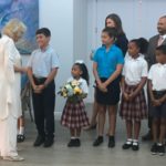 Duchess of Cornwall in packed tour of Grand Cayman
