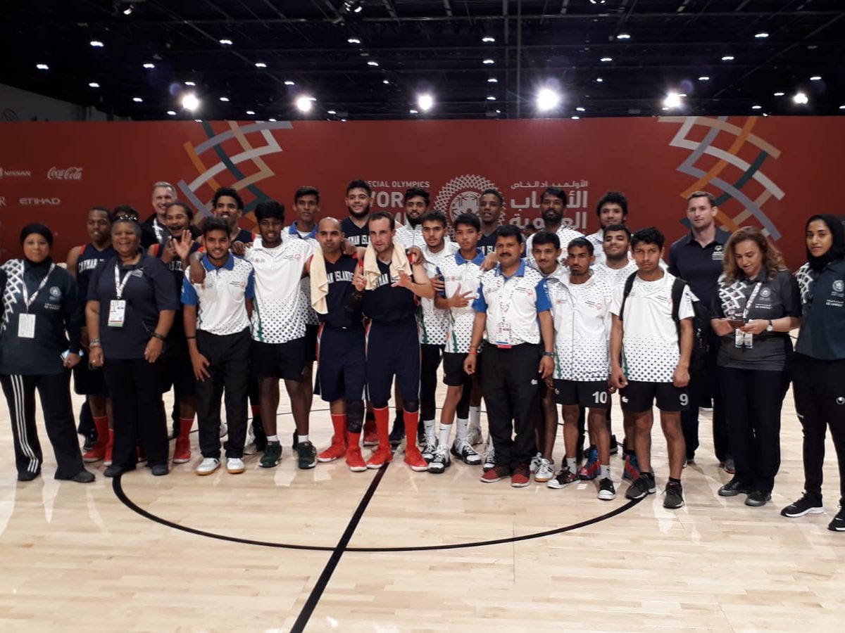 Cayman and Indian basketball teams