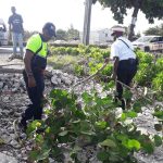 Police officer organises waterfront clean-up